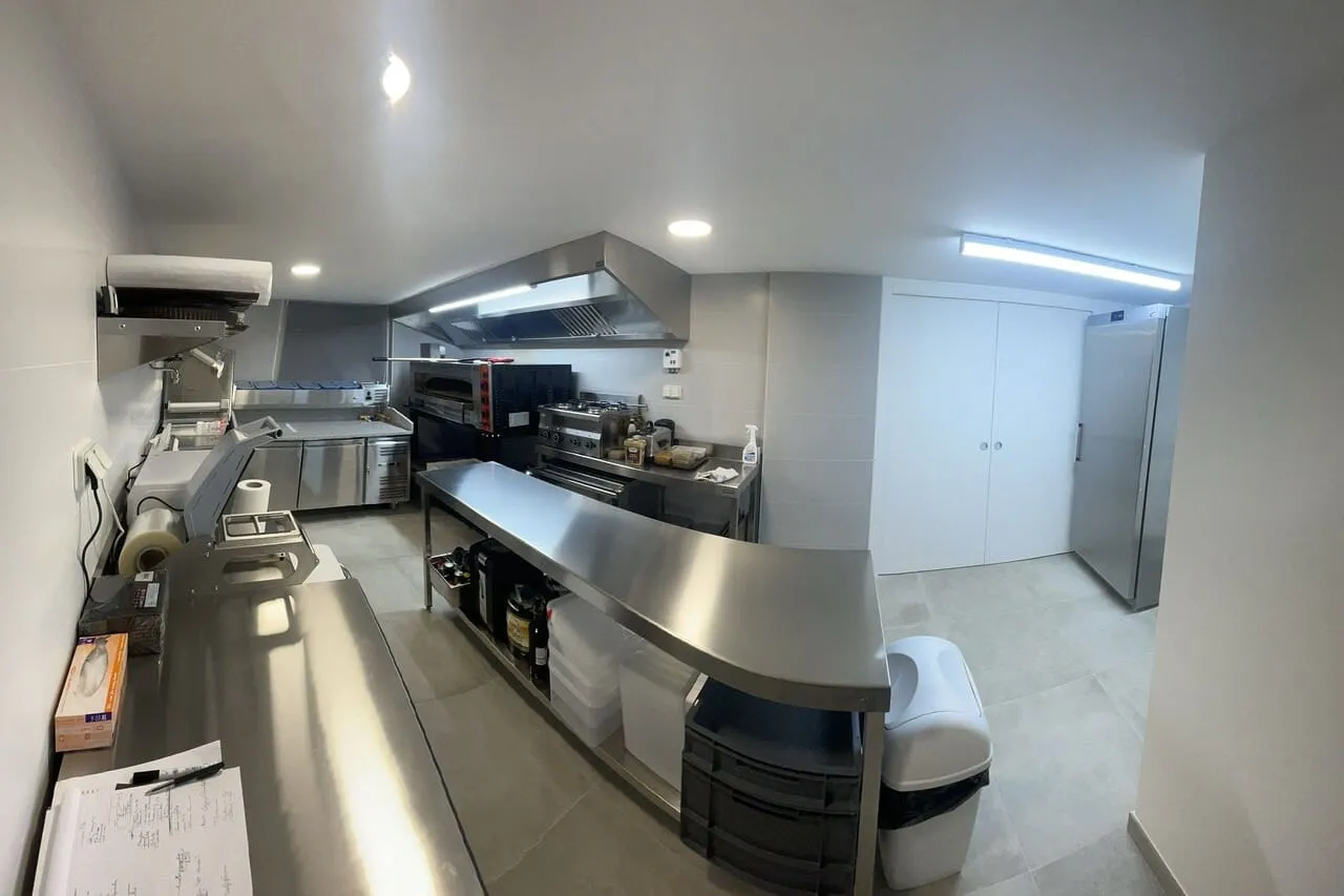 Cuisine professionnelle en inox